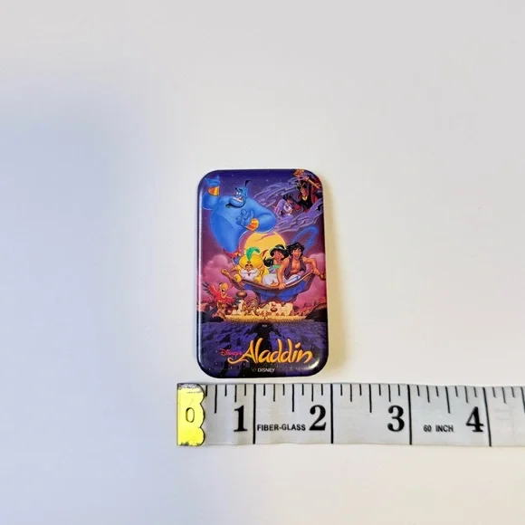 Vintage Disney Aladdin Cast Member Movie Release Bundle- Pins Keychains Magnets - Picture 6 of 12